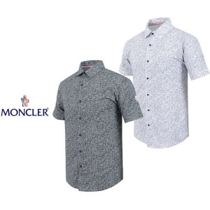 MONCLER 몽클레어 노이즈 패턴 반팔 셔츠
