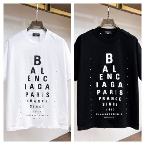 BALENCIAGA 발렌시아가 레터링 숫자프리트 반팔