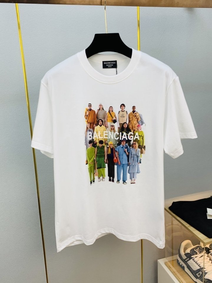 BALENCIAGA 발렌시아가 피플로고 티셔츠 2COLOR