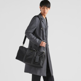 PRADA 프라다 리나일론 사피아노 보스턴백 2VC014