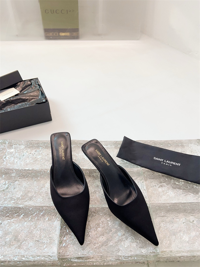 SAINT LAURENT 생로랑 여성용 슬리퍼 (굽높이4.5CM) Y63849-1