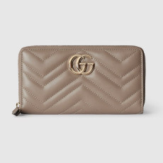 GUCCI 구찌 GG 마몬트 마테라세 라운드 장지갑 토프 443123