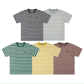 ACNE STUDIOS 아크네스튜디오 페이스 패치 단가라 반팔