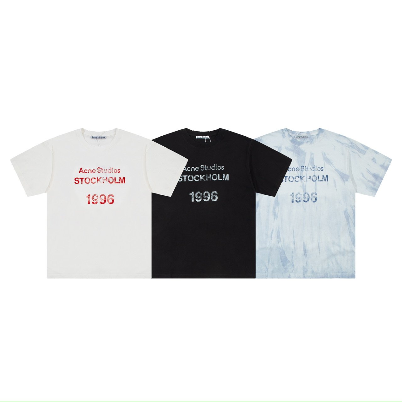 ACNE STUDIOS 아크네스튜디오 스탬프 로고 빈티지 반팔