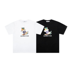 MAISON KITSUNE 메종키츠네 드레스드 폭스 프린트 반팔