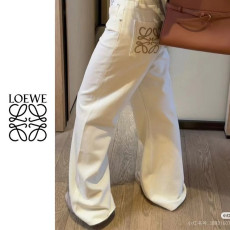 LOEWE 로에베 하이라이즈 화이트 데님