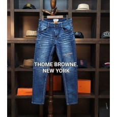 THOM BROWNE 톰브라운 리미티드 브라운 라벨 워싱슬로그진