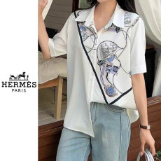 HERMES 에르메스 실키나염 셔츠 2COLOR