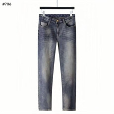 LOUIS VUITTON 루이비통 모노그램 그린탭 워싱 데님 팬츠