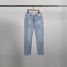 LOEWE 로에베 컬러 아나그램자수 청바지