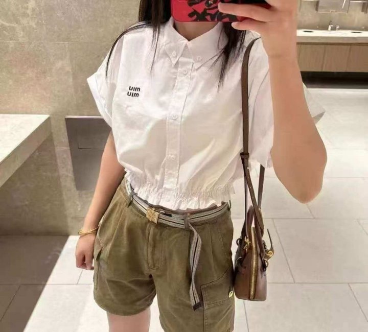 MIUMIU 미우미우 반바지 남방 셋트