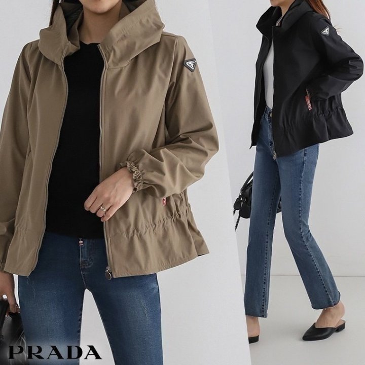 ●9월 판매 17위● PRADA 프라다 미니셔링 야상 2COLOR