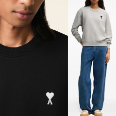 AMI 아미 스몰하트 맨투맨