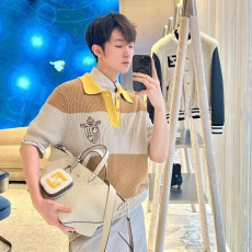 FENDI 펜디 로마 배색pk 니트