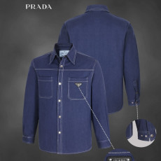 PRADA 프라다 데님 남방 자켓