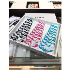 CHANEL 샤넬 물결 실크 방도