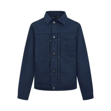 LOUIS VUITTON 루이비통 가먼트 다이드 데님 자켓