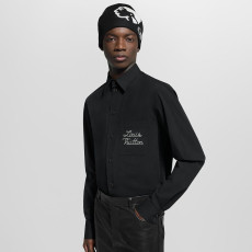 LOUIS VUITTON 루이비통 엠브로이더드 시그니처 셔츠 　