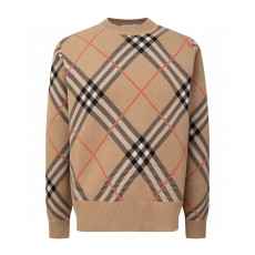 BURBERRY 버버리 체크 양모 니트