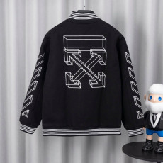 OFF-WHITE 오프화이트 다이애그널 바시티 자켓