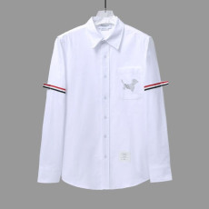 THOM BROWNE 톰브라운 도그 스트라이프 암밴드 셔츠