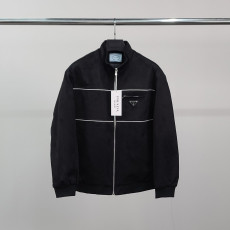 PRADA 프라다  로고와펜 라인 스웨이드 자켓