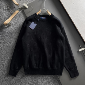 LOUIS VUITTON 루이비통 엠브로이더드 시그니처 크루넥 니트