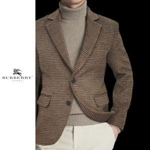 BURBERRY 버버리 캐시미어 울 잔체크 자켓 2COLOR