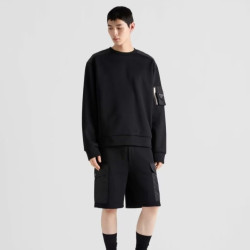 PRADA 프라다 나일론 스웨트 맨투맨 티셔츠