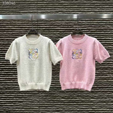 LOEWE 로에베 아나그램 쇼트슬리브 니트