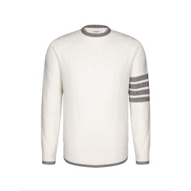THOM BROWNE 톰브라운 사선완장 울니트 스웨터 2COLOR