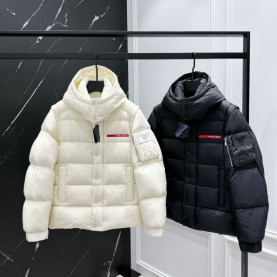 PRADA 프라다 하이브리드 다운 패딩