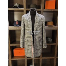 THOM BROWNE 톰브라운 시그니처 글렌 삼선 뉴 하프 코트