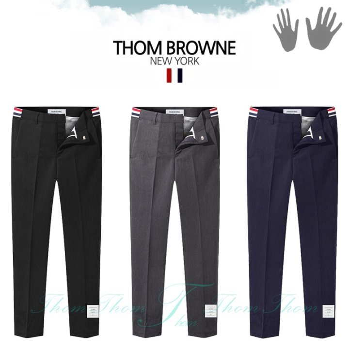 THOM BROWNE 톰브라운  삼선 본딩 슬랙스 팬츠