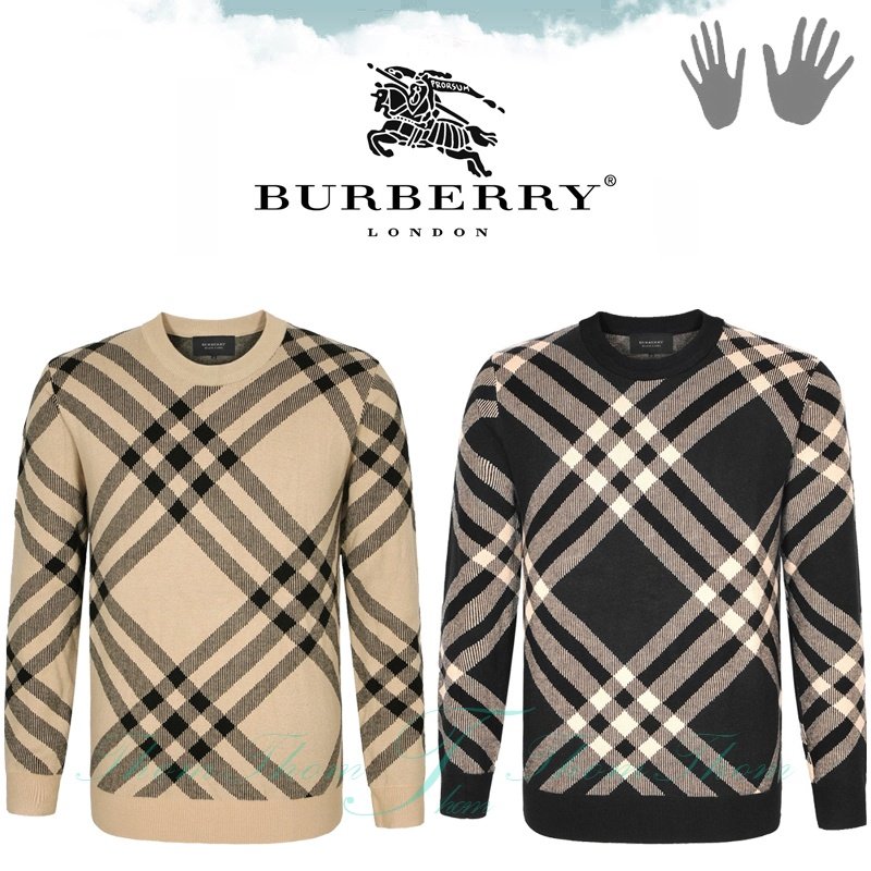 BURBERRY 버버리 신체크 니트