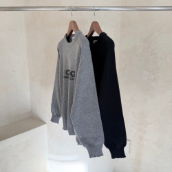 COMME DES GARCONS 꼼데가르송 스툴 풀오버 크루넥 니트