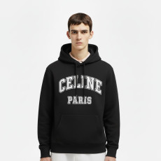 CELINE 셀린느 로고프린팅 코튼 후드티