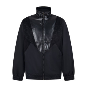 LOUIS VUITTON 루이비통 레더 믹스 트랙탑