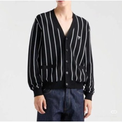 PRADA 프라다 스트라이프 가디건