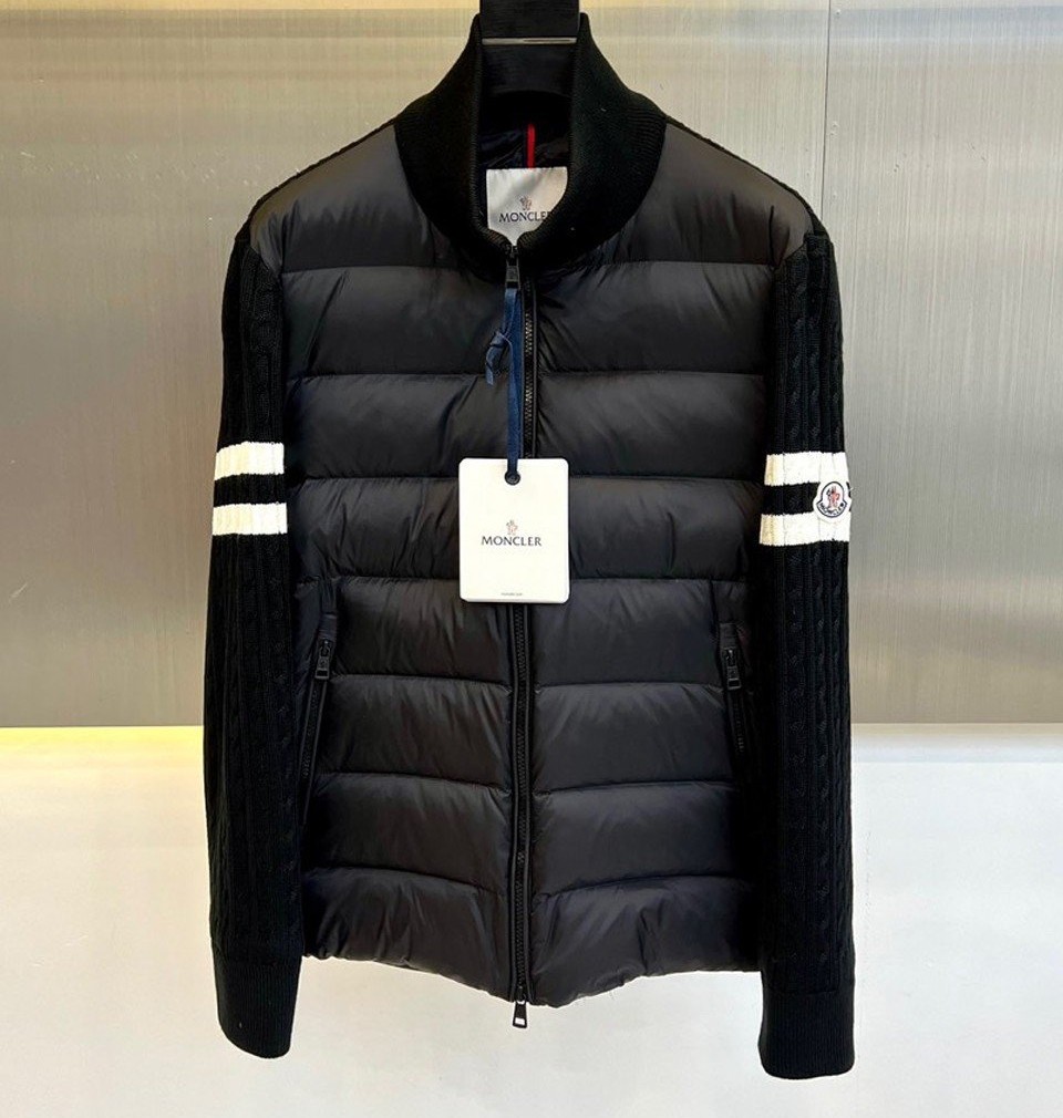 MONCLER 몽클레어 패딩 집업 울 가디건 2COLOR