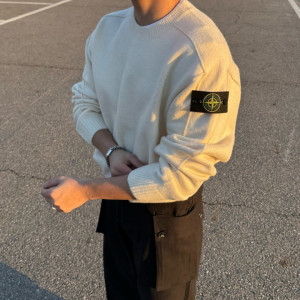 STONE ISLAND 스톤아일랜드 절개 니트 3COLOR