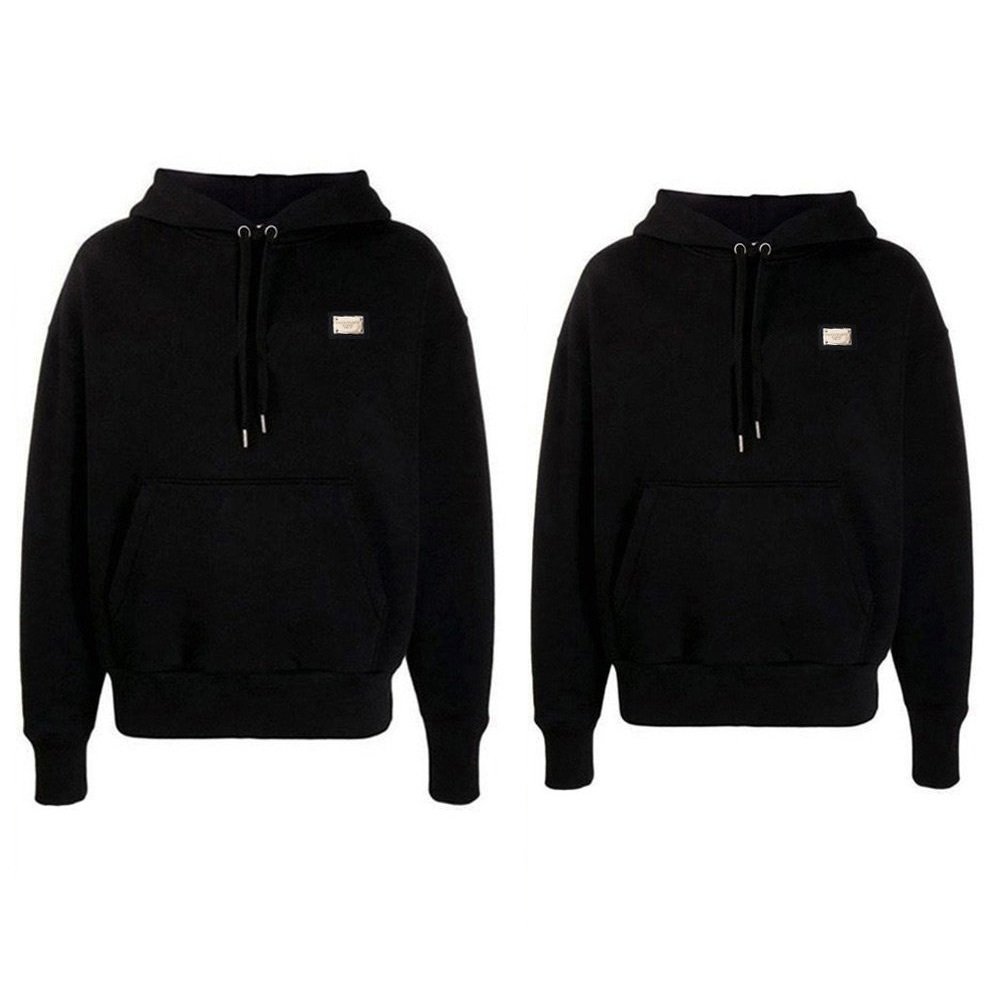 DOLCE&GABBANA 돌체앤가바나 밀라노 골드 기모 후드티