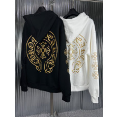 CHROME HEARTS 크롬하츠 크랙 후드집업