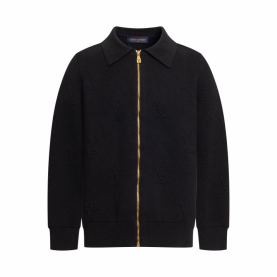 LOUIS VUITTON 루이비통 엠보스드 테크니컬 울 블루종