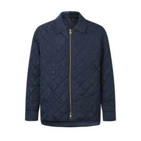 LOUIS VUITTON 루이비통 퀄티드 모노그램 오버 셔츠 자켓