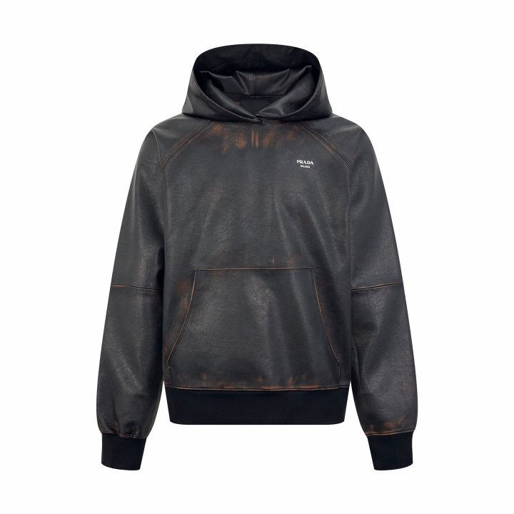 PRADA 프라다 나파 레더 후드