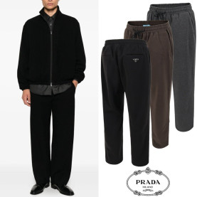 PRADA 프라다 클래식 테이퍼드 밴딩 슬랙스