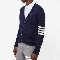 THOM BROWNE 톰브라운 4BAR 셰틀랜드 울 가디건 2COLOR