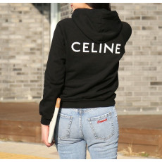 CELINE 셀린느 백로고 네임 커플 후드티