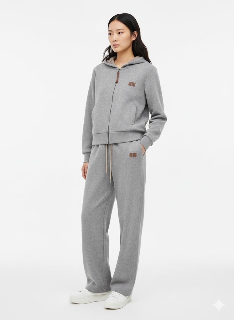 MIUMIU 미우미우 후드 트레이닝 세트